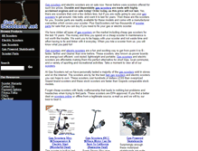 Tablet Screenshot of gasscooters.net